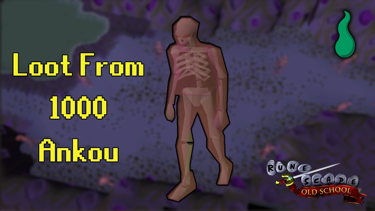 Old School RuneScape: Loot From 1000 Ankou - YouTube