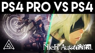 Nier Automata | PS4 Pro vs PS4 Gameplay Comparison