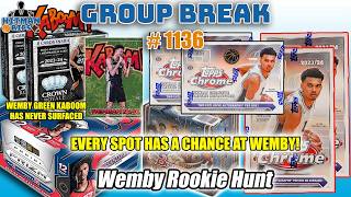 FRIDAY NIGHT BREAKS w/HITMAN! WEMBY ROOKIE HUNT, Finest Football, Bowman Baseball & More!