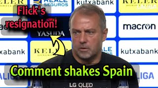 Surprising comment from Flick after Barcelona and Atletico Madrid match in the Spanish League!