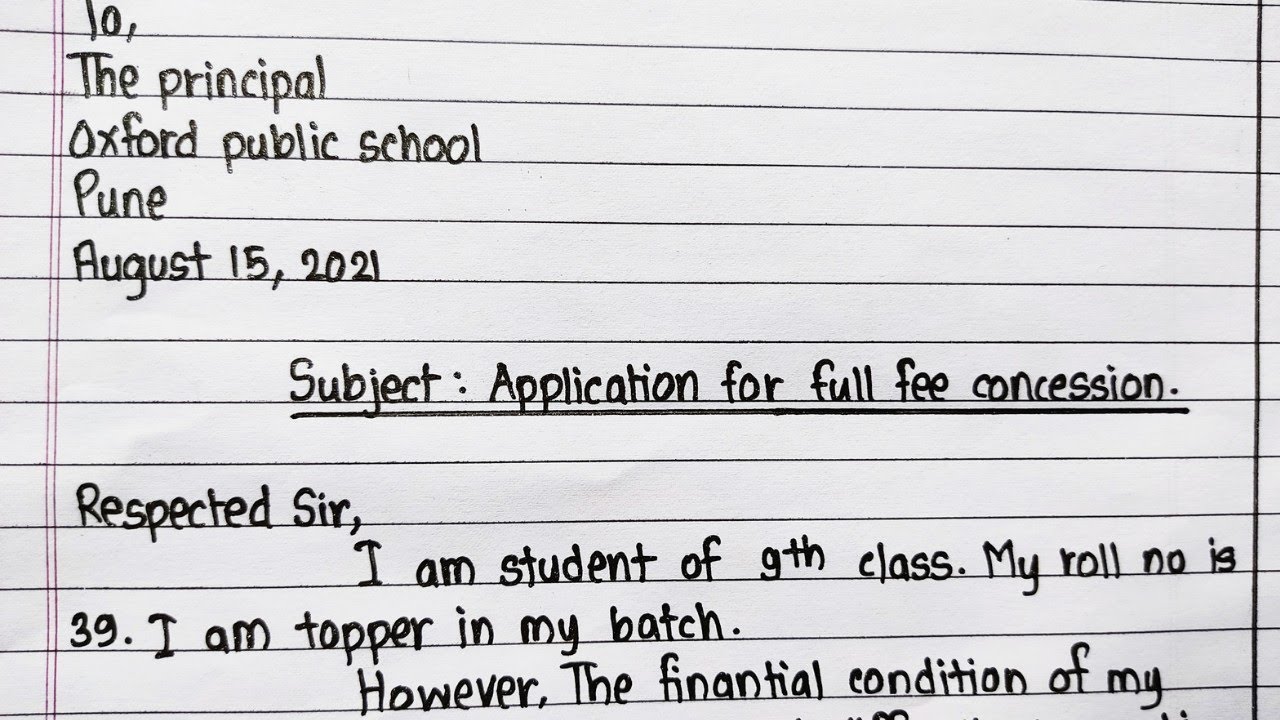 Application For Fee Concession In English And Urdu Engrabic 41 Off Application For Fee Concession In English And Urdu Engrabic 41 Off