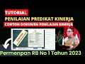 Penilaian Predikat Kinerja Untuk Kenaikan Pangkat Sesuai Permenpan RB No 1 Tahun 2023