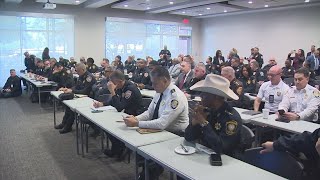 Mayor Whitmire meets with Houston law enforcement to discuss reducing crime