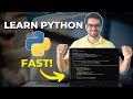 Do THIS Instead of Watching Endless Tutorials - How I'd Learn Python FAST (2025)