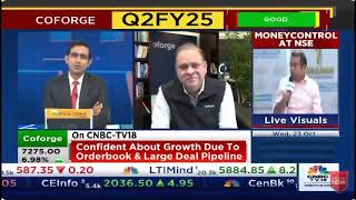 Watch Coforge CEO, Sudhir Singh, in conversation with CNBC-TV18 on Q2FY25 Results.