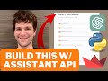 OpenAI Assistant API Quickstart: Streamlit & Python | Building a custom Cat AI in Just 13 Minutes