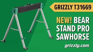 Grizzly Bear Stand Pro Sawhorse | The Portable Workhorse of your Job Site