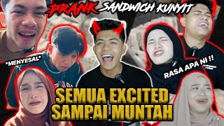 PRANK MASAK SANDWICH PENUH KUNYIT!!! AITEAM MUNTAH SATU OFIS…SEMUA GIGI KUNING!?