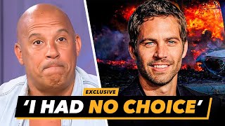 Vin Diesel OPENS UP About Paul Walker's Character Difficulty In Fast 7..