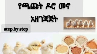 የዶሮ ጫጩት መኖን በቀላሉ እንዴት ማዘጋጀት ይቻላል!