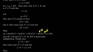 The Product of Subgroups is a Subgroup