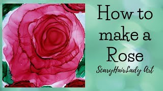 #46  How to make a Rose in Alcohol Ink.