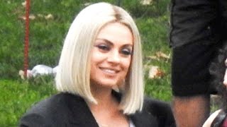 Mila Kunis Transforms Into a Blonde Bombshell While Filming in Berlin!