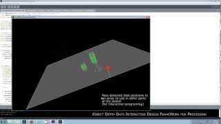 Kinect Depth data Interaction FrameWork for Processing