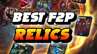 Best RARE \u0026 EPIC Relics for ALL Players!!  Raid: Shadow Legends