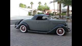 1935 Ford Roadster Retro Rod Turn Around