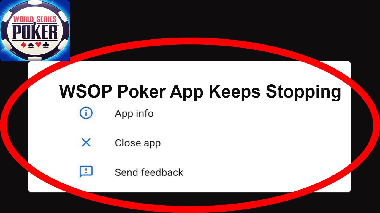 Fix WSOP Poker App Keeps Stopping | WSOP Poker App Crash Issue | WSOP ...