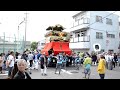 出来町山王祭　千秋楽の「出合い」　（6月3日 12）