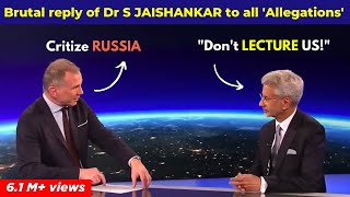 "We have our own POLICIES, you will have to live with it" : Dr S Jaishankar Epic Interview!