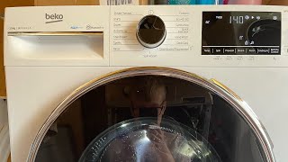 Beko bPRO500 B5W51041AW 10kg Aquatech Washing machine Review and Demonstration