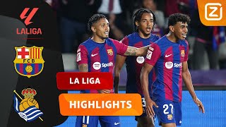 FLITSENDE COUNTER VAN BARCELONA! 😍😱 | Barcelona vs Real Sociedad | La Liga 2023/