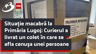 Situație macabră la Primăria Lugoj: Curierul a livrat un colet în care se afla cenușa unei persoan