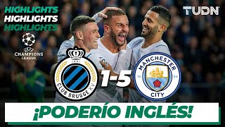 Highlights | Club Brujas 1-5 Manchester City | Champions League 21/22 - J3 | TUDN