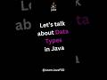Data Types in Java Explained 🔥 | Primitive vs Non-Primitive with Examples #java  #coding #shorts