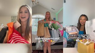 Summer shopping haul - TikTok compilation