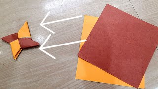 how to make ninja star ✨ with origami sheets #viralvideo #craft