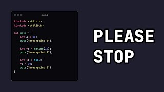 Stop debugging like this... (Learn GDB)