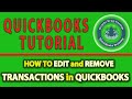 How To Edit and Remove Transactions in QuickBooks Online