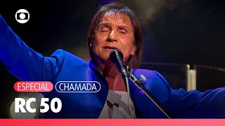 Especial Roberto Carlos 50 anos tá chegando na Globo! 🎤 ✨ | Especial Roberto Carlos | TV Globo