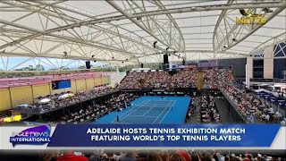 Adelaide hosts tennis exhibition match featuring world’s top tennis players