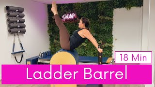 PILATES LADDER BARREL WORKOUT | Full Body | 20 MIN