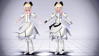 【MMD-Fate】 第三次プリン戦争 【Test Models】【TDA Saber Lily】 HD 720p