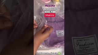 meesho travel bag under 350 #meesho #ytshorts #viral #shorts #travelbag