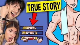 I Got TRAPPED Inside My Crush LOCKER! (My Story Animated Reaction) feat. Gloom