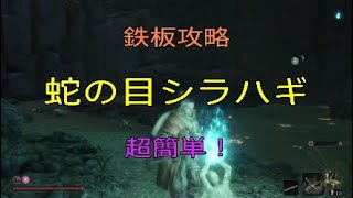 【SEKIRO】【鉄板攻略】蛇の目シラハギ攻略 超簡単に！隻狼 SHADOWS DIE TWICE 2019.4