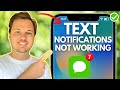Not Getting Text Notifications On iPhone (5 Easy Fixes + How To Fix)