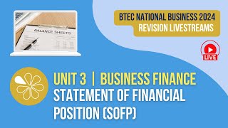 Statement of Financial Position | Live Revision for BTEC National Business Unit 3 (2024 Exams)