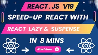 React Lazy and Suspense | Speed Up Your App with Code Splitting (React v19)