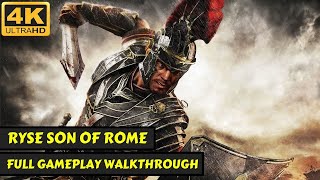 Ryse Son of Rome - Full Gameplay Walkthrough Movie - No Commentary - 4K