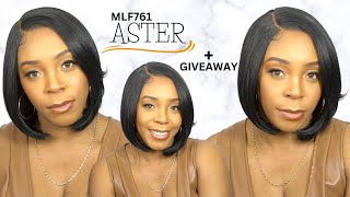 Bobbi Boss Synthetic Hair HD Lace Front Wig - MLF761 ASTER + GIVEAWAY --/WIGTYPES.COM