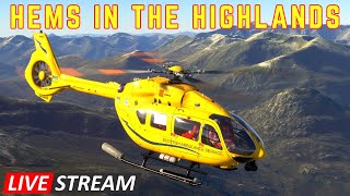 HEMS Live Steam - Hype Performance Group H145 + Random and Anywhere mod Microsoft Flight Simulator