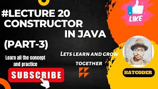 #lecture20 OOP's PART 3 CONSTRUCTOR