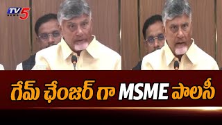 గేమ్ ఛేంజర్ గా MSME పాలసీ | CM Chandrababu Key Comments In Delhi | TV5 News