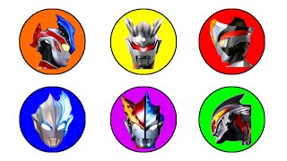 Ultraman Toys: Ultraman Victory, Ultraman Zero, Ultraman Blazar, Ultraman Rosso, Ultraman Belial