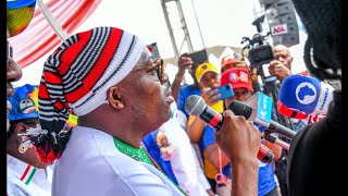 Rivers PDP Governorship Candidate SIM FUBARA Leads Party Campaign Rally  To Port Harcourt LGA