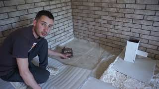 Place under the stove. Preparation of the base and walls. Stove space. We are building a furnace. .